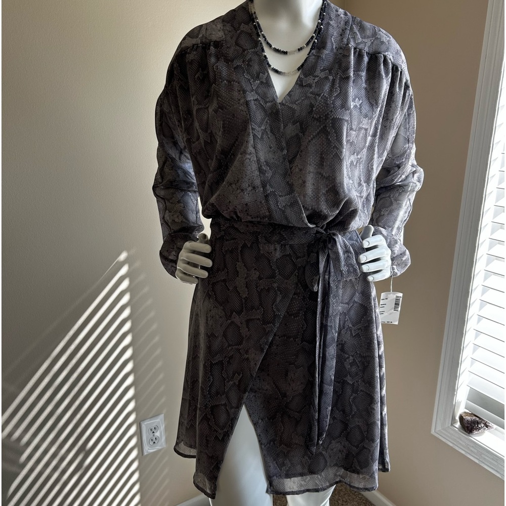 The Jetset Diaries Medusa Kimono Dress- Snake Print